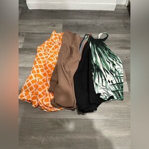 Stylish Women's Tops Collection - Orange, Brown, Black, Green